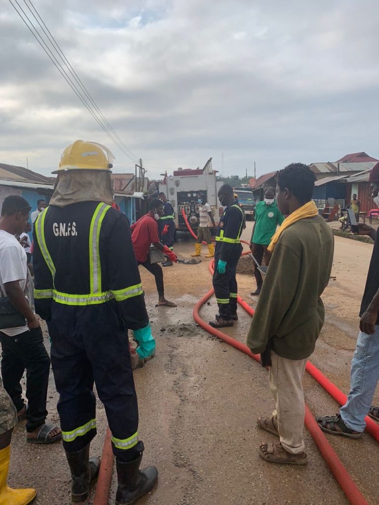 Fire Service Joins Massive Clean-Up Exercise in Wassa East