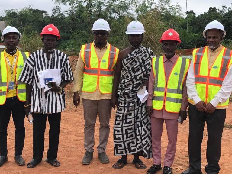 Wassa East DCE Inspects 1MW Solar Project at NARUBIZ Ltd., Commends Investment in Industrial Growth
